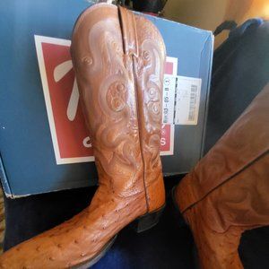 Leather Cowboy Boots 65d 